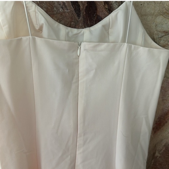 Commense Cream Maxi Slip Dress with Spaghetti Straps - Picture 4 of 5